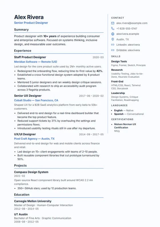 Harbor Professional template preview